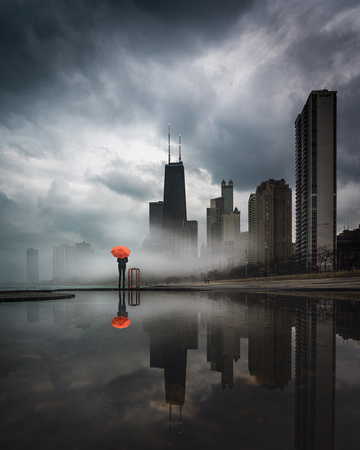 Reflecting, Lake Michigan, Chicago